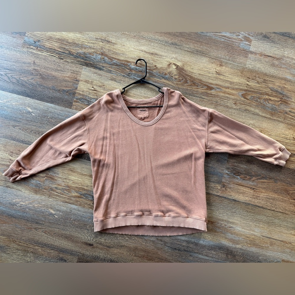 Aerie Warm Brown Long Sleeve Top